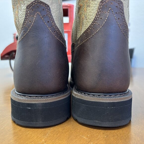 Justin Original Workboots – Steel Toe Western Work Boots – Size 11D – NEW - Picture 9 of 10